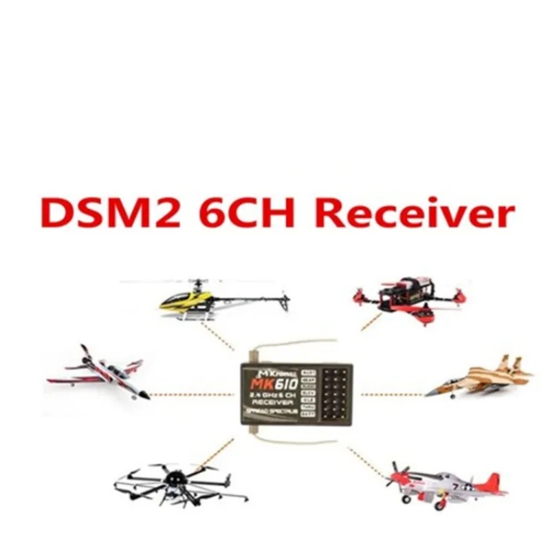 DSM2 MK610 AR6100 2,4G 6CH RC  – Drone Racing Receiver Bewertung und Preis