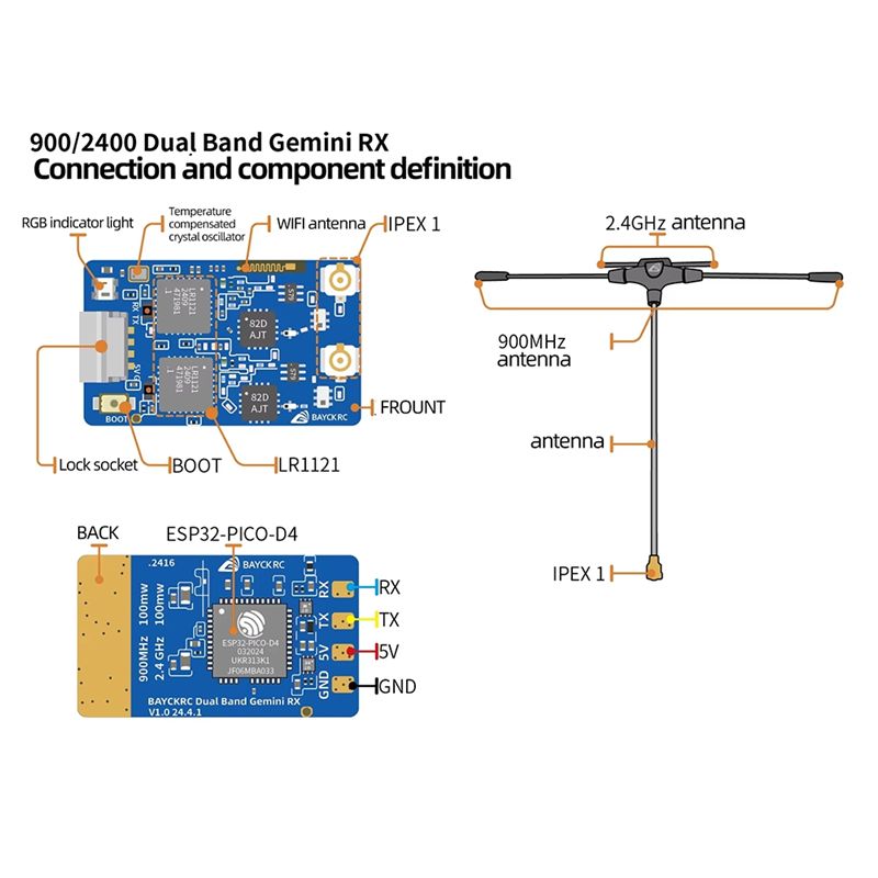 B78B-900Mhz 2,4Ghz 915M ELRS R – Drone Racing Receiver Bewertung und Preis