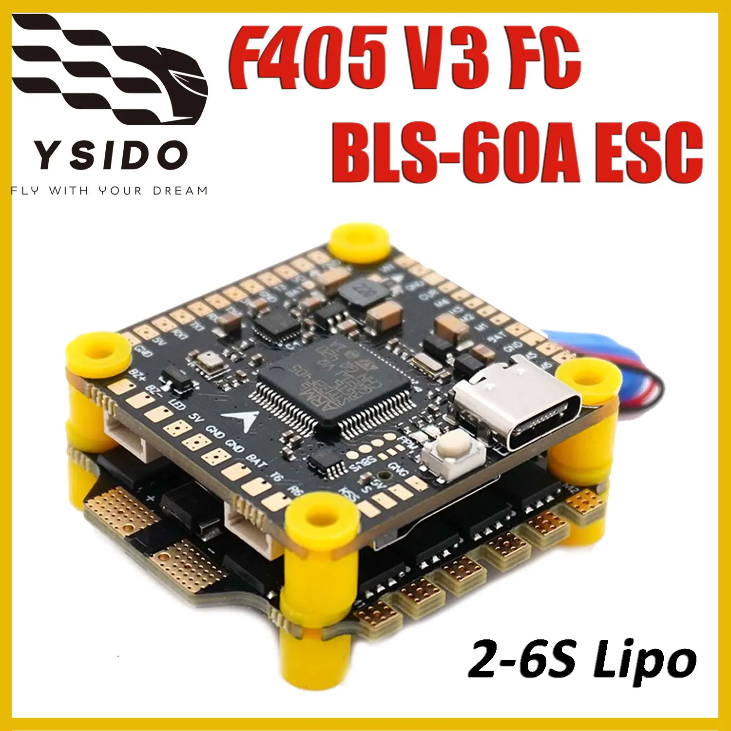 YSIDO F405 V3 Flugcontroller B – Drone Racing Flight Controller Bewertung und Preis